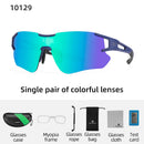 ROCKBROS Polarized Photochromic Cycling Glasses Bike Glasses Outdoor Sports MTB Bicycle Sunglasses Goggles Eyewear Myopia Frame