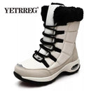 High Quality Waterproof Winter Women Boots Warm Plush Women&
