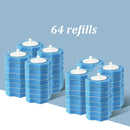 Toilet Cleaning Brush Set Replaceable Brush Head Bathroom Toilet Bowl Cleaner Tool Deep Cleaning Wand  Long Handle Soft Tool