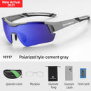 ROCKBROS Polarized Photochromic Cycling Glasses Bike Glasses Outdoor Sports MTB Bicycle Sunglasses Goggles Eyewear Myopia Frame