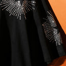 Sommer 2021 Europa-Stil neue Mode lose atmungsaktive Kurzarm-T-Shirt für Frauen Persönlichkeit lässig heiße Diamanten weibliche Tops