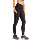 SYROKAN Thermal Fleece Lined Leggings Women High Waisted Winter Yoga Pants with Pockets-28 Inches