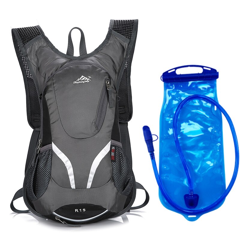 15L Outdoor Sport Radfahren Klettern Wasserbeutel Trinkrucksack Ultraleichter Rucksack Wanderrad Reitrucksack Blasenrucksack