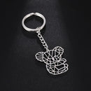 Skyrim Koala Protect Keychain Key Ring Holder Women Men Lovely Stainless Steel Car Keychains Memorial Gift Pendant For To Bag