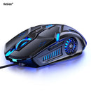 Gaming Mouse Wired Mute Mouse Gamer Mice 6Button Luminous  USB Computer Mouse for  Computer PC Laptop Gaming