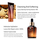 Hautpflegeset Braune Flasche Gesichtswasser Essenz Augenpflegecreme Gesichtslotion Anti-Aging Retinol Reiniger Koreanisches Kosmetikset Q