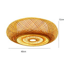 Bamboo Ceiling Lights for Living Room Chinese Style Hanging Ceiling Light Cover Bedroom Ceiling Lamp Kitchen Home Decor
