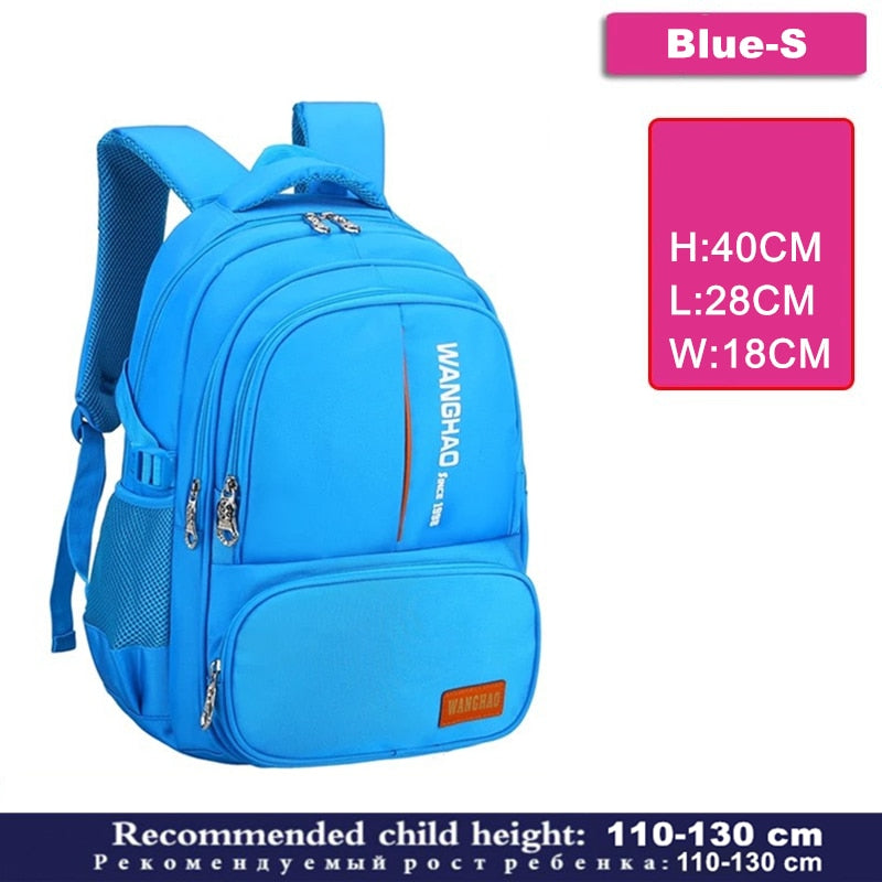 Neue Schultasche geeignet für 1m-1.6m Kinder Orthopädischer Schulrucksack Schultaschen für Jungen wasserdichte Rucksäcke Kindertasche