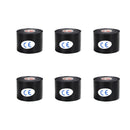 WorthWhile 6-teiliges Kinesiologie-Tape Athletic Recovery Elastisches Band Knieschoner Muskelschmerzlinderung Knieschoner für Fitnessstudio Fitness Bandage