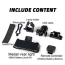 Meilan X5 Wireless bike Brake light version Flash Safety Rear Turn Bicycle Wireless Remote Control turning laser light