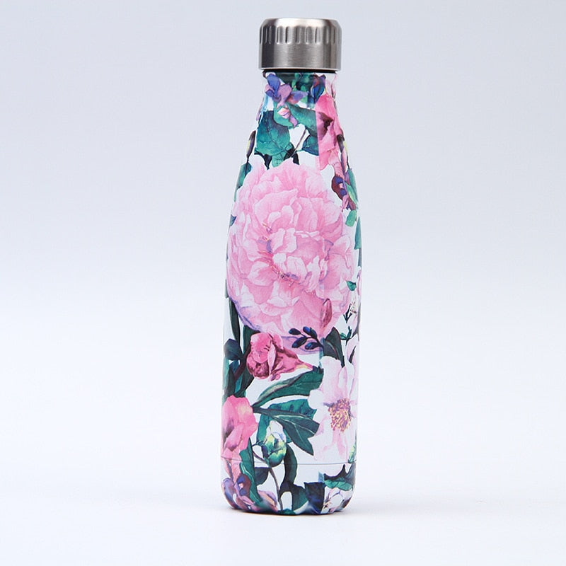 LOGO Custom Stainless Steel Bottle for Water Thermos Vacuum Insulated Cup Double-Wall Travel Drinkware Sports Flask