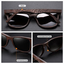 GM Handmade Natural Wooden Sunglasses Women Men Brand Design Vintage Fashion Glasses Gray Polarized Lens Accept OEM 1610BN