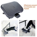 Taburete de reposapiés de altura ajustable, ergonómico, cómodo, debajo del escritorio, para el hogar, oficina, masaje, relajación, taburete para pies, soporte para relajarse