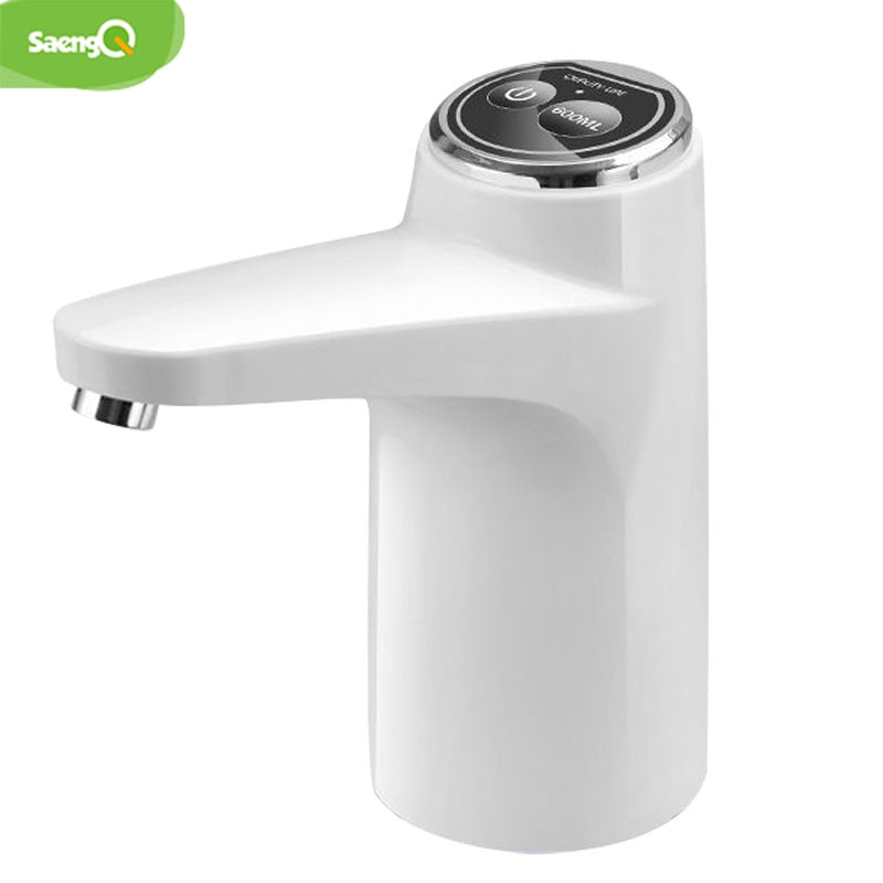 saengQ Automatic Electric Water Dispenser Household Gallon Drinking Bottle Switch Smart  Water Pump Water Treatment Appliances