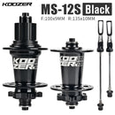 NEW Koozer XM490 PRO Hubs 4 Bearing MTB Mountain Bike Hub Rear 10*135mm QR100*15 12*142mm Thru 32 Holes Disc Brake Bicycle Hub