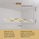 Nordische Lampe Moderne LED-Pendelleuchten für Esszimmer, Wohnzimmer, Shop, LED-Hängeleuchte, verchromt/vergoldet
