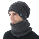 Gorros Xtres para hombre, gorros de invierno, gorro tejido, bufanda con forro de lana, gorros para hombre, gorros de invierno para hombre, gorros, gorros