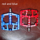 Nuevos pedales de bicicleta antideslizantes de 3 rodamientos sellados de aleación de aluminio CNC, pedales de bicicleta de montaña ultraligeros de pie plano, piezas de bicicleta MTB