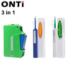 ONTi One-Click Cleaner Optical Fiber Cleaner Pen Cleans 2.5mm SC FC ST and 1.25mm LC MU Connector Over 800 Times