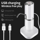 saengQ Water Pump Dispenser Water Bottle Pump Mini Barreled Water Electric Pump USB Charge Automatic Portable Bottle Switch