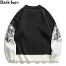 DARK ICON Mountain Sweater Men Women Korean Style Men&
