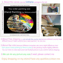 Cuadro de bailarina de Ballet Mintura pintado a mano paleta abstracta cuchillo pinturas al óleo sobre lienzo arte de pared para sala de estar decoración del hogar