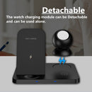 for iPhone Wireless Charger Stand 3 in 1 Fast Charging for Apple iPhone 12 11 X XS XR Watch 6 5 4 3 AirPods Pro Wireless Charge