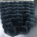 Faux Pelzmantel Winter Frauen 2022 Mode Lässig Warme Dünne Ärmel Lange Faux Fuchspelz Weste Winter Taschen Jacke Frauen 5XL