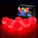 Crestgolf Flashing Golf Ball Night Glow Flash Light Glow LED Golf Ball-Six Color for Your Choice