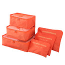 6pcs/Set Travel Organizer Storage Bags Portable Luggage Organizer Clothes Tidy Pouch Suitcase Packing Laundry Bag Storage Case