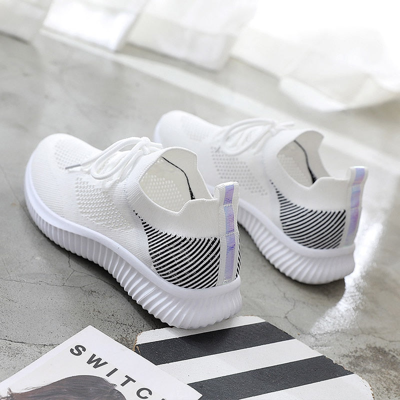 Summer Women Shoes Mesh Light Breathable Women Sneakers Flats Casual Female Trainers Walking Shoes Zapatillas Mujer