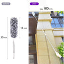 Eyliden Microfiber Duster with Extendable Long Handle 245cm Long 180 Degree Rotating Head  for Car Home Kitchen Office