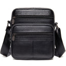 WESTAL Men's Shoulder Bag Casual Genuine Leather Messenger Bag Mini Men's Crossbody Bag Small Men's Sling Bag for Phone 7362