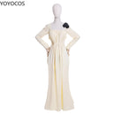 YOYOCOS Lady Dimitrescu Cosplay Kostüm Chatelain Alcina Biohazard Comtesse Sexy Cosplay Halloween Party Lady Vampire Halskette