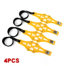 4pcs/8pcs Car Tyre Snow Chains Snow Roadway Safety Adjustable Anti-skid Safety Double Snap Skid Wheel Tire TPU Chains