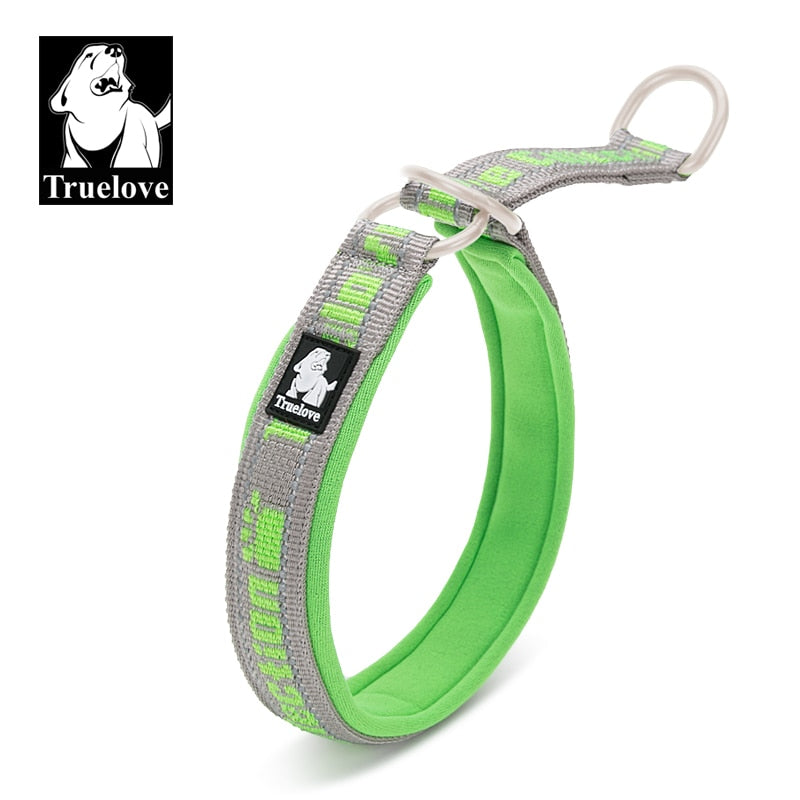 Truelove Soft Slip Dog Collar reflectante ajustable P Chain Training Choke Collars Dog Training para perros pequeños, medianos y grandes