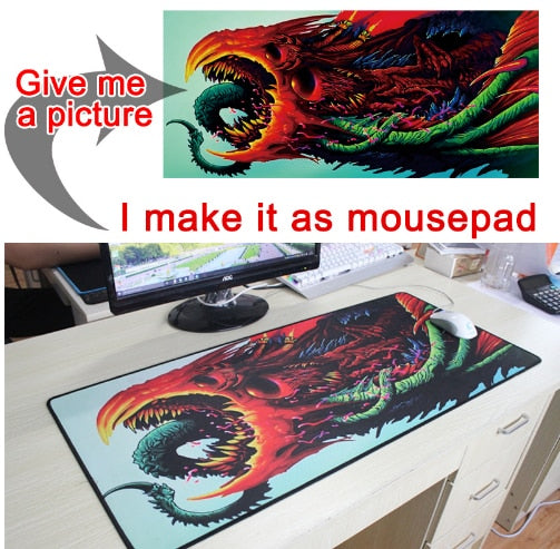 Mairuige Large Sizes DIY Custom Mouse Pad Mat Anime Gaming Mousepad L XL Game Customized NO Lock Edge Desk   for CS GO DOTA