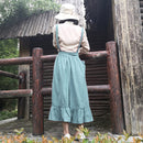 2022 New Retro Medieval Cotton Linen Cooking Kitchen Aprons For Woman Dress Flower Shop Smock Hairdresser Bib Garden Overall