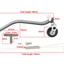 1Set Carbon Fiber Tail Wheel Assembly Landing Gear Bracket Kits for 26CC/50CC/100CC Gasoline Engine Fixed Wing RC Airplane Model