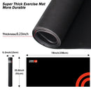 Esterilla de ejercicio Thinkrider Trainer para entrenador Floormat X7 A1 X5, esterilla de goma para entrenamiento, Yoga para bicicleta, bicicletas estáticas