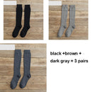 6 STÜCKE = 3 Paar Herren Winter Kompressionsstrumpf Warm Hot Kniehohe Lange Bein Frottee Socken Baumwolle Verdicken Wadensocken Größe 38-44