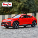 Maisto 1:24 Lamborghini Urus SUV Car Red Static Die Cast Vehicles Collectible Model Car Toys