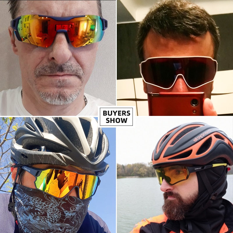 ROCKBROS Polarisierte Photochrome Fahrradbrille Fahrradbrille Outdoor Sports MTB Fahrrad Sonnenbrille Brille Brillen Myopie Rahmen