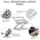 Aluminum Alloy Adjustable Laptop Stand Folding Portable for Notebook MacBook Computer Bracket Lifting Cooling Holder Non-slip