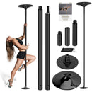 45mm Professional Golden Stripper Pole Dance Spin Pole Removable Home Fitness Exercise Training Pole D POLE Kit Freeshipping
