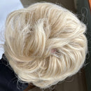 Tinashe Beauty banda elástica con cabello desordenado moño Scrunchy Chignon con banda elástica Messi postizos Donut para mujeres y niños