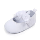 2022 Floral Embroidery Baby Shoes For Newborn Baby Girl Striped Bow First Walker Soft Soles Cute Toddler Anti-Slip Princess Shoe