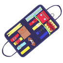 Juguetes Montessori para niños, tablero ocupado para bebés, hebilla de entrenamiento, tablero sensorial educativo esencial para niños pequeños, desarrollo de inteligencia