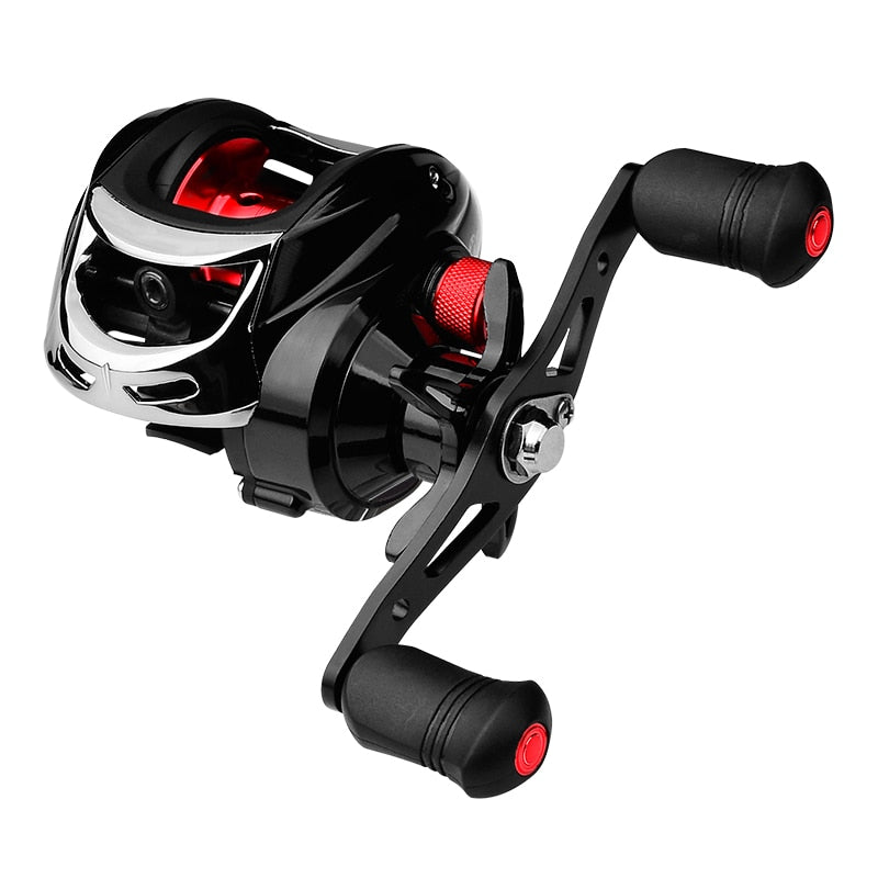 PROBEROS Baitcast Fishing Reel Carbon Shell Lightweight  Max Drag 7-10KG  Baitcasting Reel Casting Wheel Fishing Tackle