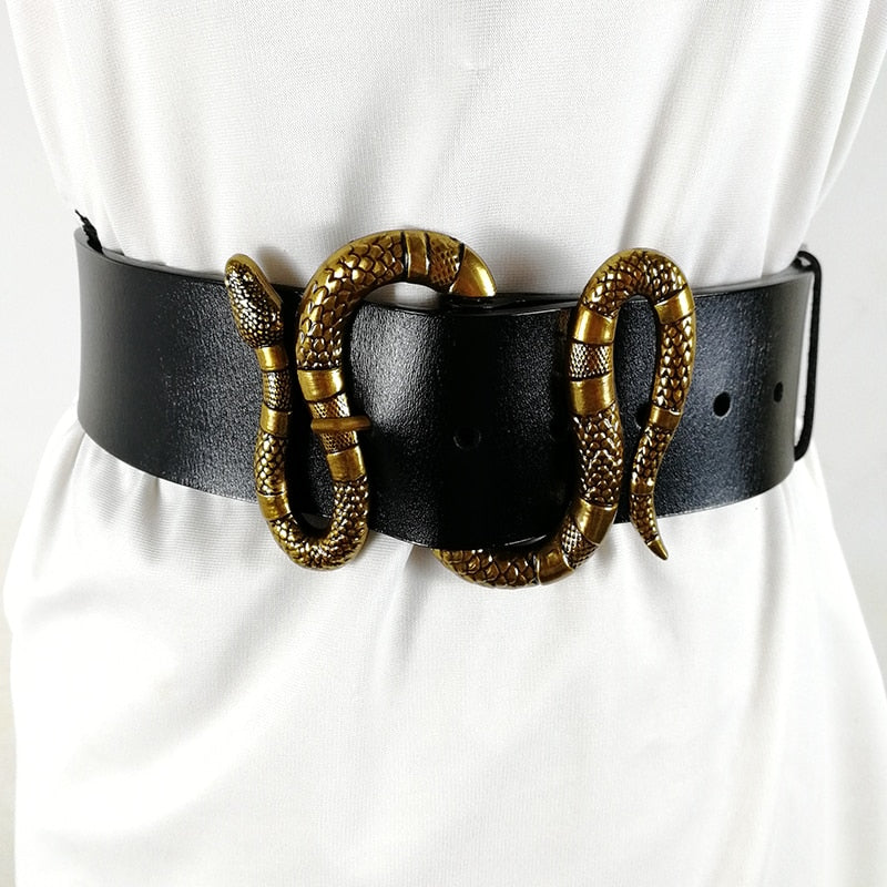 Luxusgürtel für Frauen plus Größe Korsettgürtel breiter echter Ledergürtel Damen Taille große Ceinture Femme Kleid Cinturon für Mantel